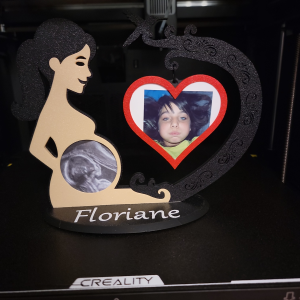 Silhouette femme enceinte