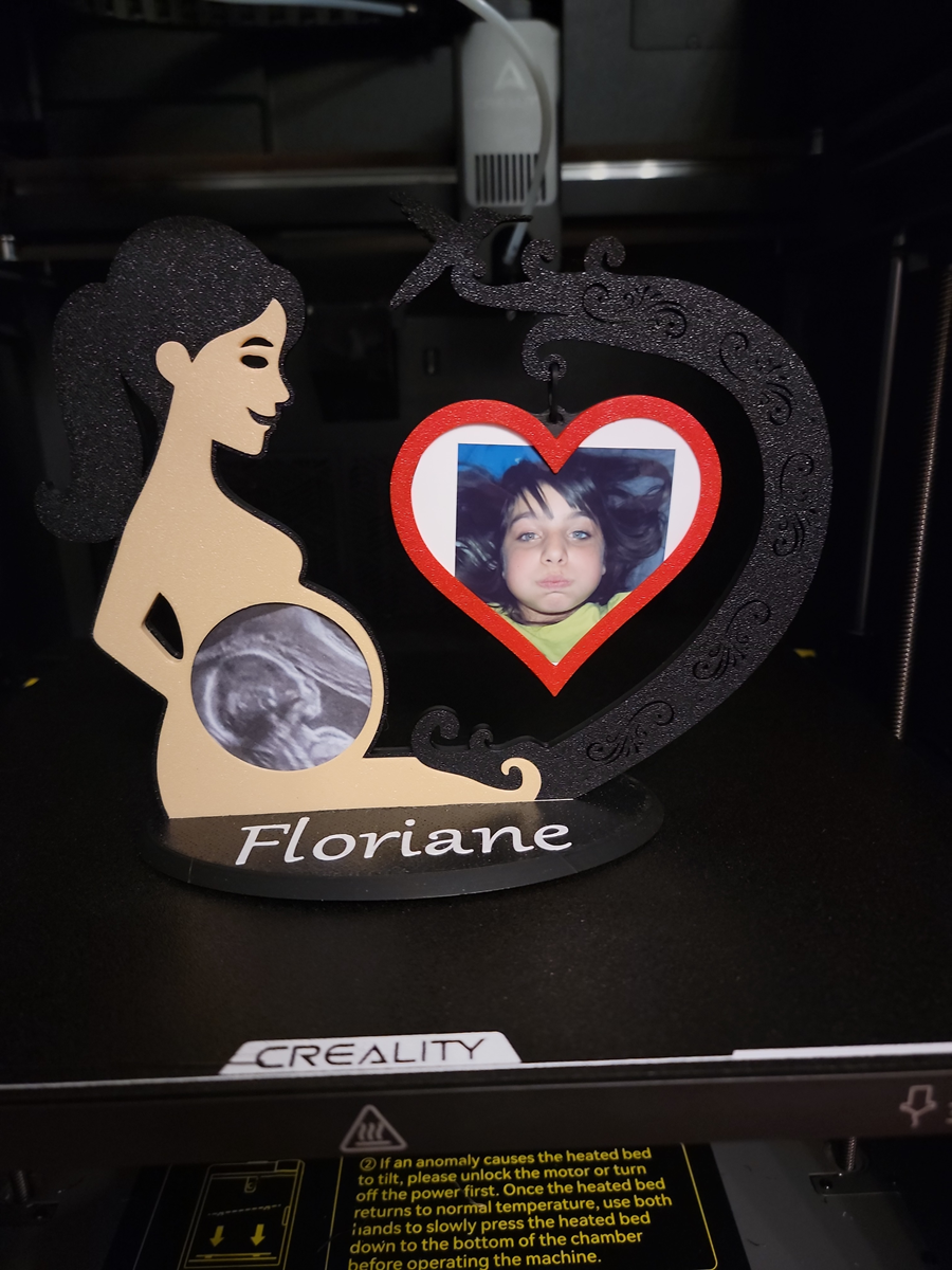 Silhouette femme enceinte